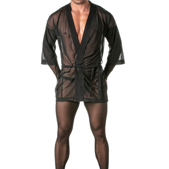 MESH KIMONO VEST FOR MEN